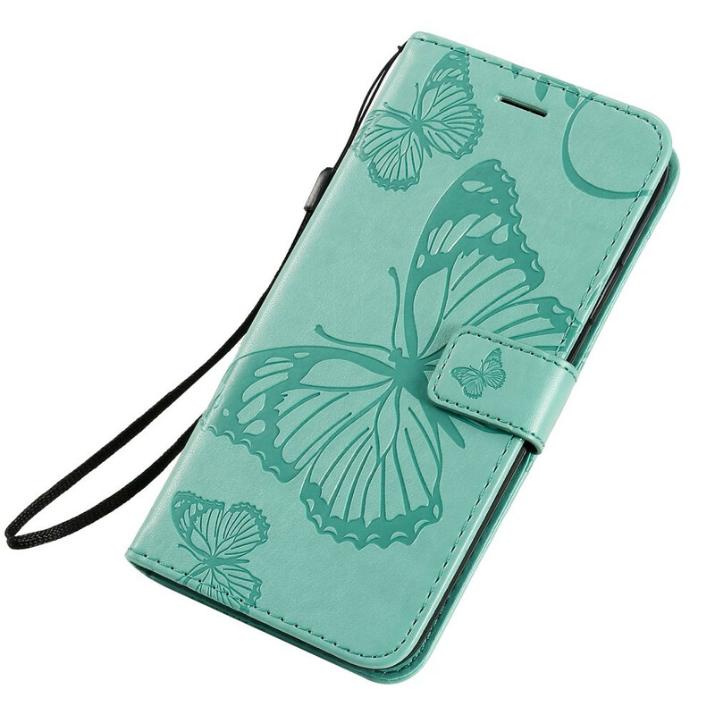 Housse iPhone 11 Papillons Géants à Lanière Housse iPhone 11 Papillons Géants à Lanière