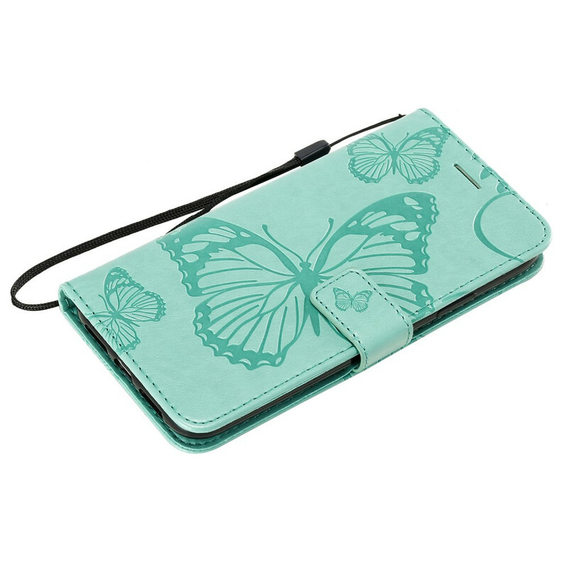 Housse iPhone 11 Papillons Géants à Lanière Housse iPhone 11 Papillons Géants à Lanière