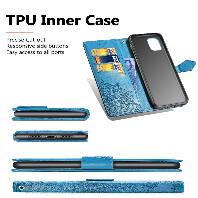 Housse iPhone 11 Mandala Moyen Age Housse iPhone 11 Mandala Moyen Age