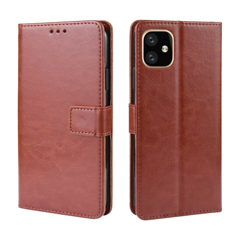 Housse iPhone 11 Pro Effet Cuir Couleur à Lanière Housse iPhone 11 Pro Effet Cuir Couleur à Lanière