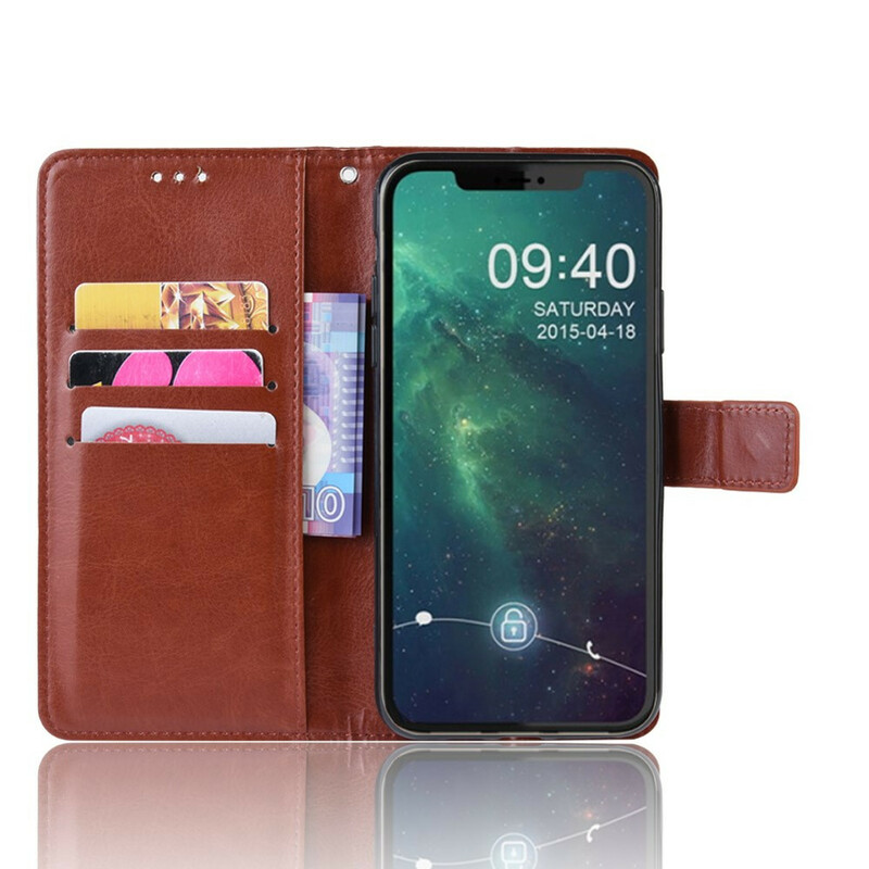 Housse iPhone 11 Pro Effet Cuir Couleur à Lanière Housse iPhone 11 Pro Effet Cuir Couleur à Lanière