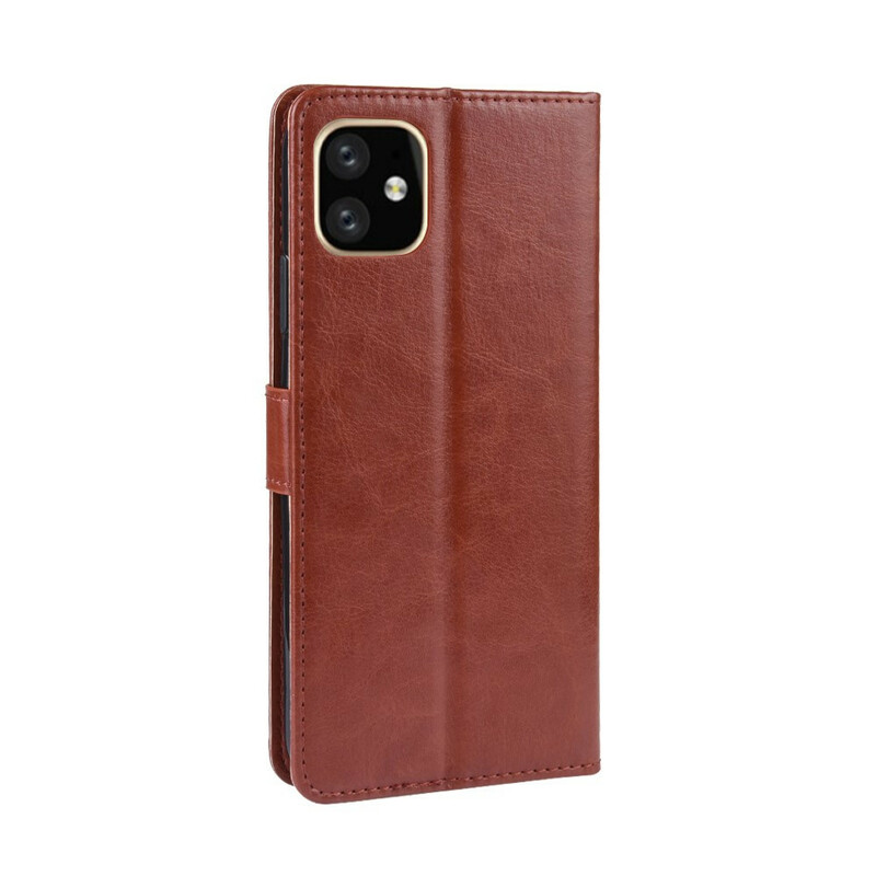 Housse iPhone 11 Pro Effet Cuir Couleur à Lanière Housse iPhone 11 Pro Effet Cuir Couleur à Lanière