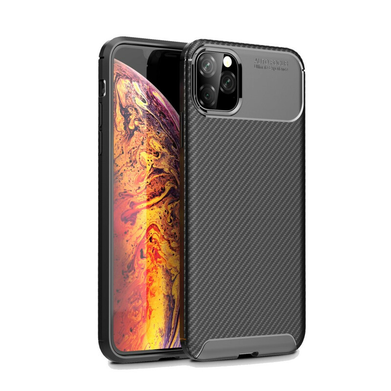 Coque iPhone 11 Pro Max Flexible Texture Fibre Carbone Coque iPhone 11 Pro Max Flexible Texture Fibre Carbone