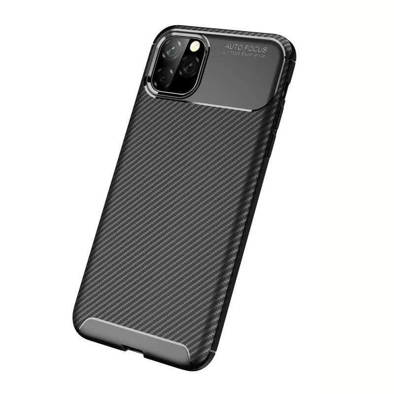 Coque iPhone 11 Pro Max Flexible Texture Fibre Carbone Coque iPhone 11 Pro Max Flexible Texture Fibre Carbone