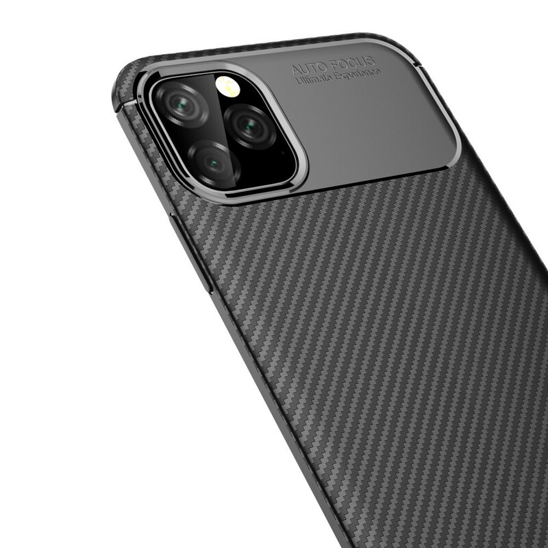 Coque iPhone 11 Pro Max Flexible Texture Fibre Carbone Coque iPhone 11 Pro Max Flexible Texture Fibre Carbone