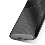 Coque iPhone 11 Pro Max Flexible Texture Fibre Carbone