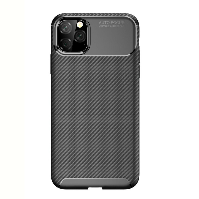 Coque iPhone 11 Pro Max Flexible Texture Fibre Carbone Coque iPhone 11 Pro Max Flexible Texture Fibre Carbone