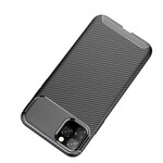 Coque iPhone 11 Pro Max Flexible Texture Fibre Carbone Coque iPhone 11 Pro Max Flexible Texture Fibre Carbone