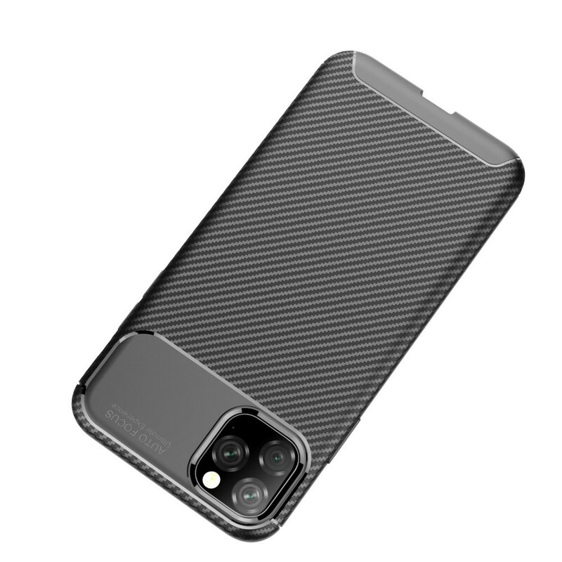 Coque iPhone 11 Pro Max Flexible Texture Fibre Carbone Coque iPhone 11 Pro Max Flexible Texture Fibre Carbone