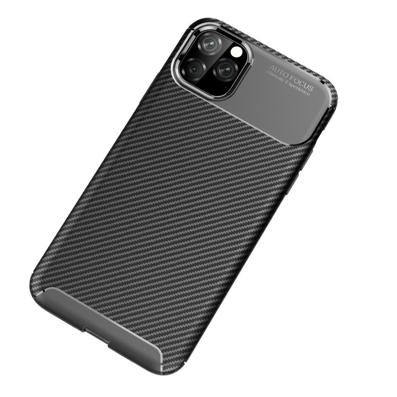 Coque iPhone 11 Pro Max Flexible Texture Fibre Carbone Coque iPhone 11 Pro Max Flexible Texture Fibre Carbone