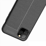 Coque iPhone 11 Pro Max Effet Cuir Litchi Double Line Coque iPhone 11 Pro Max Effet Cuir Litchi Double Line