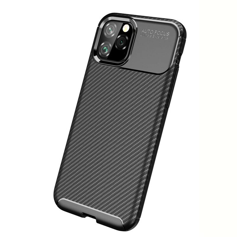 Coque iPhone 11 Pro Flexible Texture Fibre Carbone Coque iPhone 11 Pro Flexible Texture Fibre Carbone