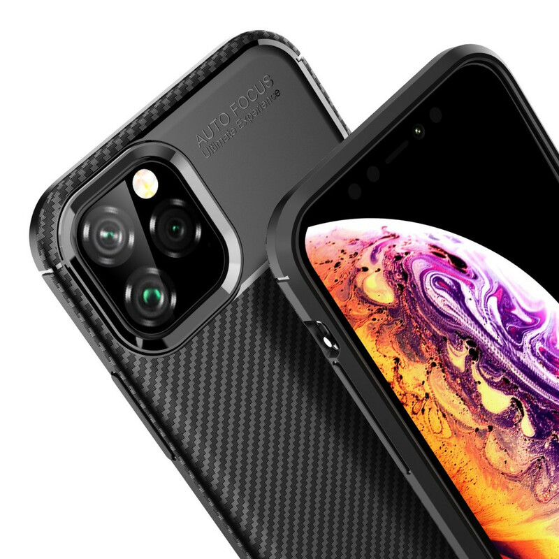Coque iPhone 11 Pro Flexible Texture Fibre Carbone Coque iPhone 11 Pro Flexible Texture Fibre Carbone