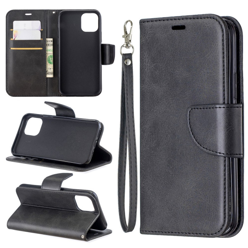 Housse iPhone 11 Pro Style Cuir à Lanière