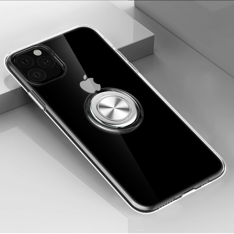 Coque iPhone 11 Pro Max Transparente avec Anneau-Support Coque iPhone 11 Pro Max Transparente avec Anneau-Support