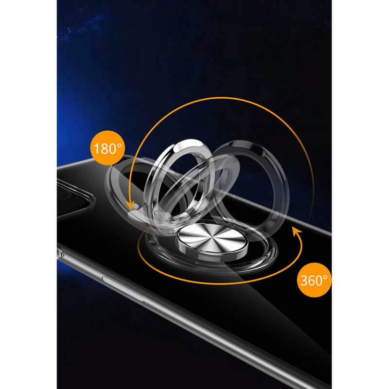 Coque iPhone 11 Pro Max Transparente avec Anneau-Support Coque iPhone 11 Pro Max Transparente avec Anneau-Support