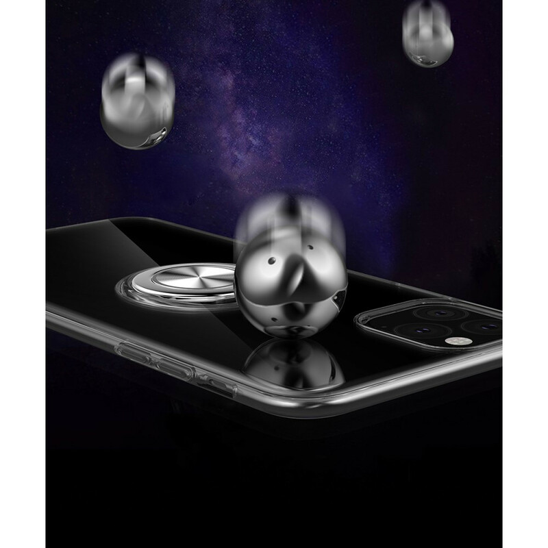 Coque iPhone 11 Pro Max Transparente avec Anneau-Support Coque iPhone 11 Pro Max Transparente avec Anneau-Support