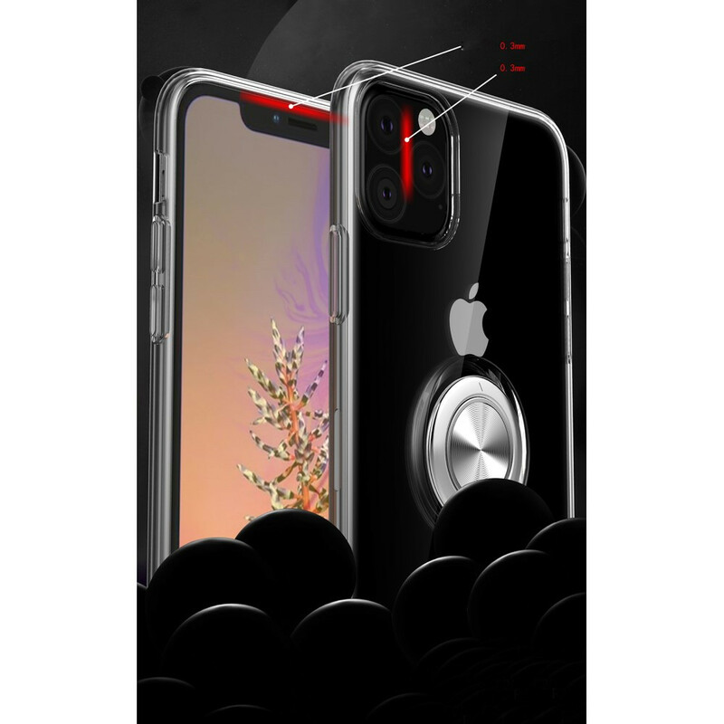 Coque iPhone 11 Pro Max Transparente avec Anneau-Support Coque iPhone 11 Pro Max Transparente avec Anneau-Support