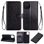 Housse iPhone 11 Pro Max Effet Cuir à Lanière Housse iPhone 11 Pro Max Effet Cuir à Lanière