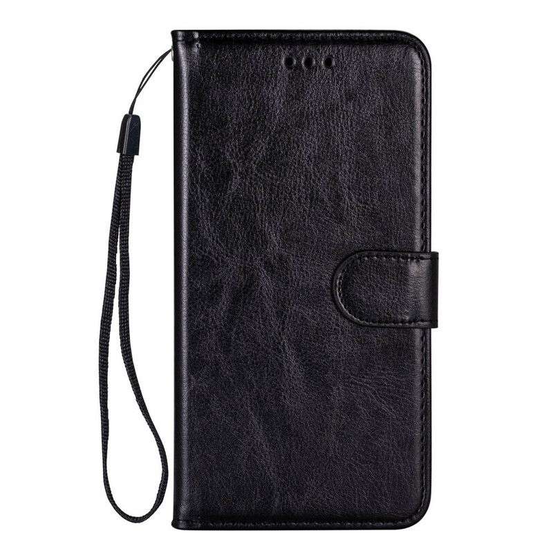 Housse iPhone 11 Pro Max Effet Cuir à Lanière Housse iPhone 11 Pro Max Effet Cuir à Lanière