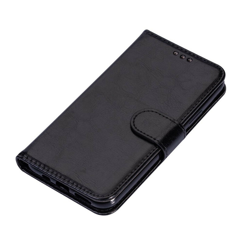Housse iPhone 11 Pro Max Effet Cuir à Lanière Housse iPhone 11 Pro Max Effet Cuir à Lanière