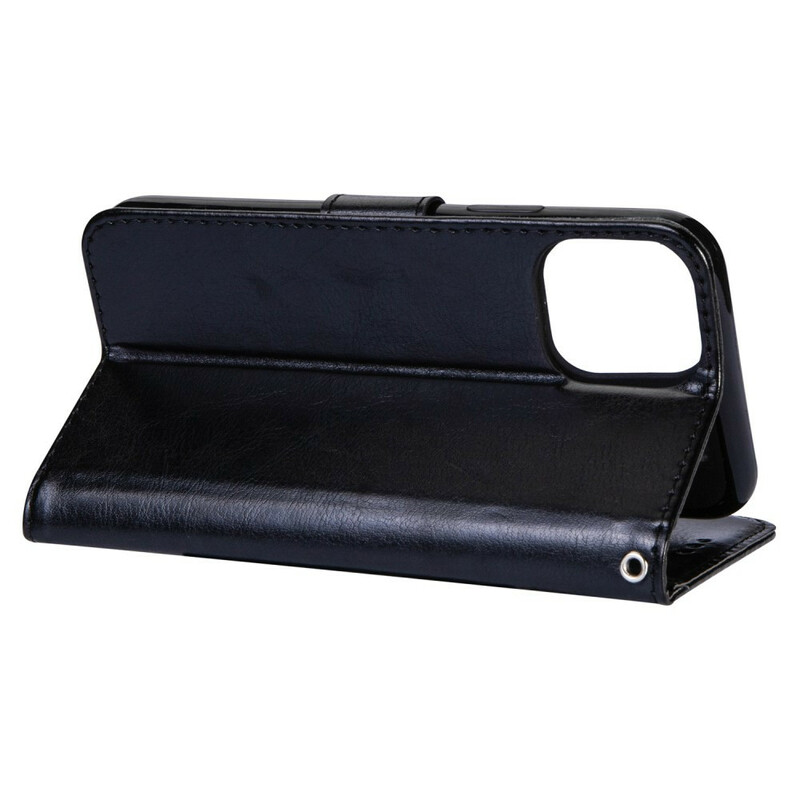 Housse iPhone 11 Pro Max Effet Cuir à Lanière Housse iPhone 11 Pro Max Effet Cuir à Lanière