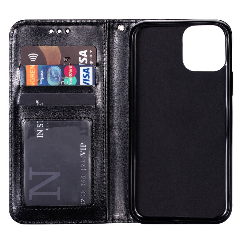 Housse iPhone 11 Pro Max Effet Cuir à Lanière Housse iPhone 11 Pro Max Effet Cuir à Lanière
