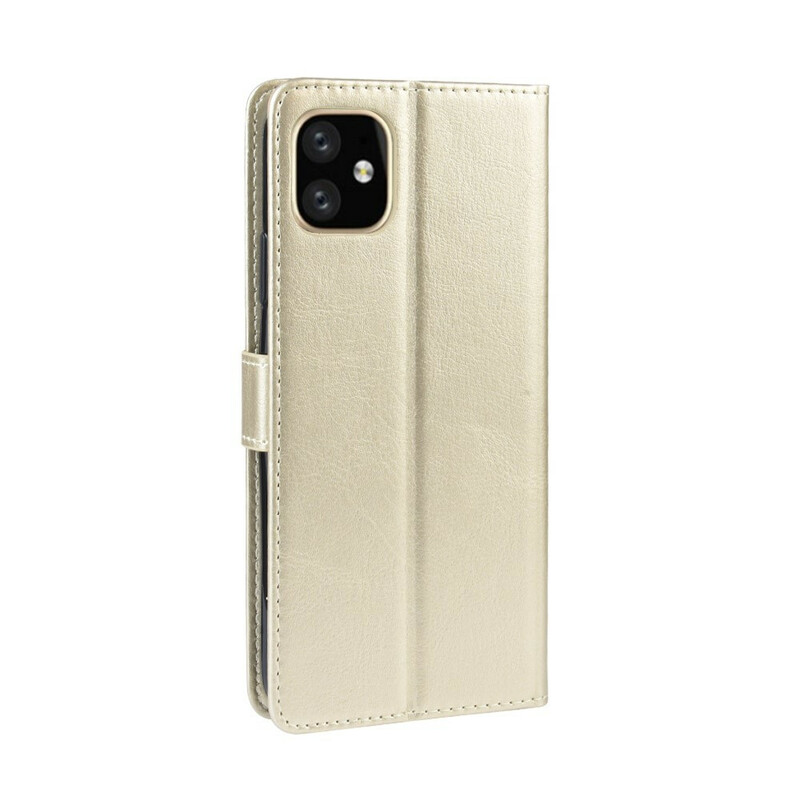 Housse iPhone 11 Effet Cuir Couleur à Lanière Housse iPhone 11 Effet Cuir Couleur à Lanière