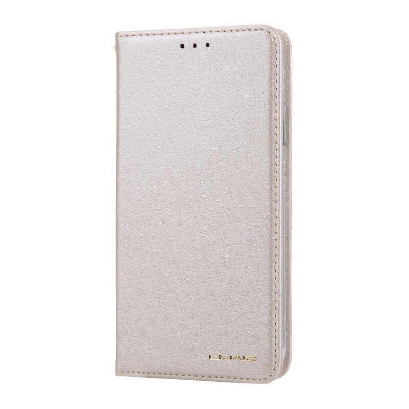 Flip Cover iPhone 11 Pro Max Effet Cuir Texture Soie Flip Cover iPhone 11 Pro Max Effet Cuir Texture Soie