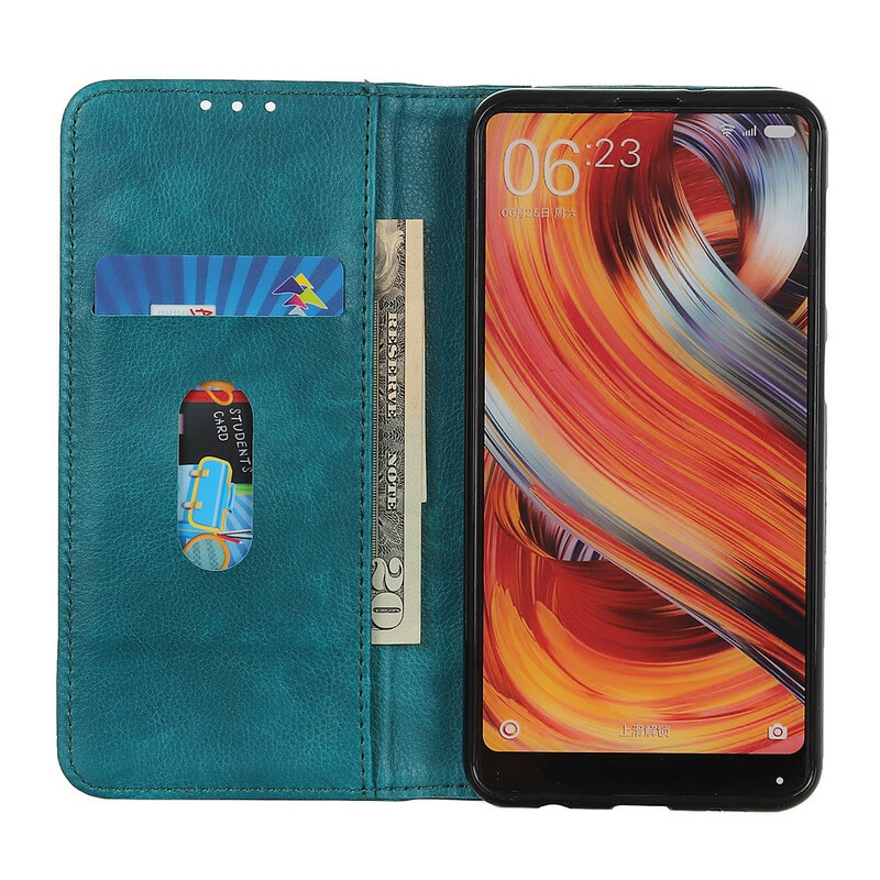 Flip Cover iPhone 11 Version Coloré Cuir Fendu