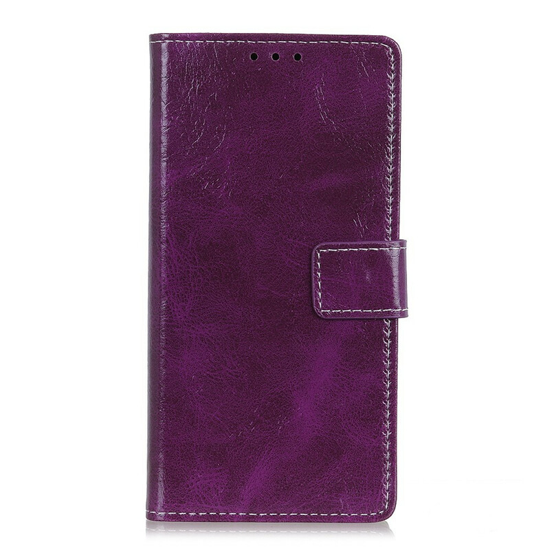 Housse iPhone 11 Effet Cuir Rétro Coutures Housse iPhone 11 Effet Cuir Rétro Coutures