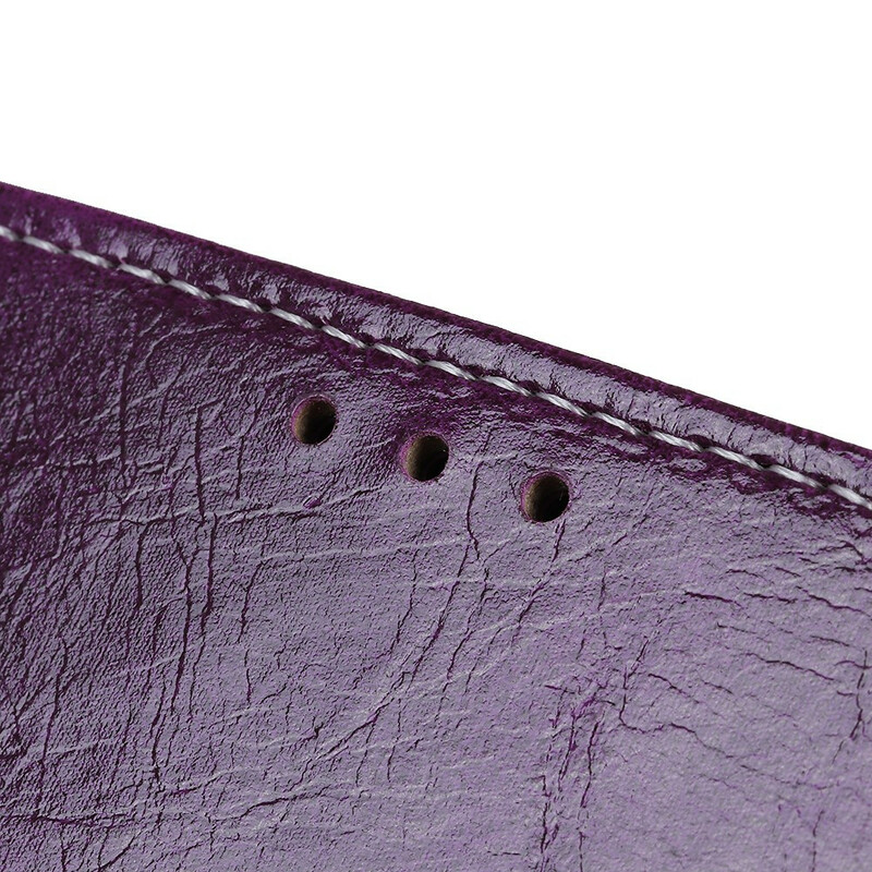 Housse iPhone 11 Effet Cuir Rétro Coutures Housse iPhone 11 Effet Cuir Rétro Coutures