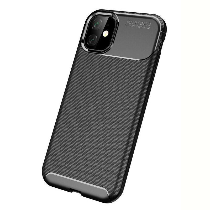 Coque iPhone 11 Flexible Texture Fibre Carbone Coque iPhone 11 Flexible Texture Fibre Carbone