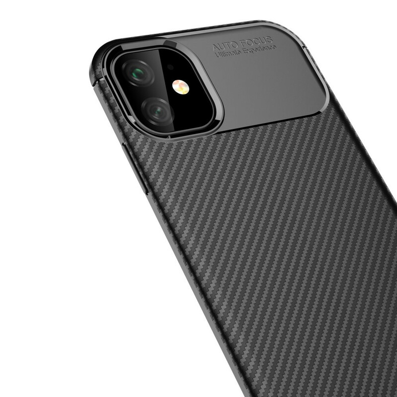 Coque iPhone 11 Flexible Texture Fibre Carbone Coque iPhone 11 Flexible Texture Fibre Carbone