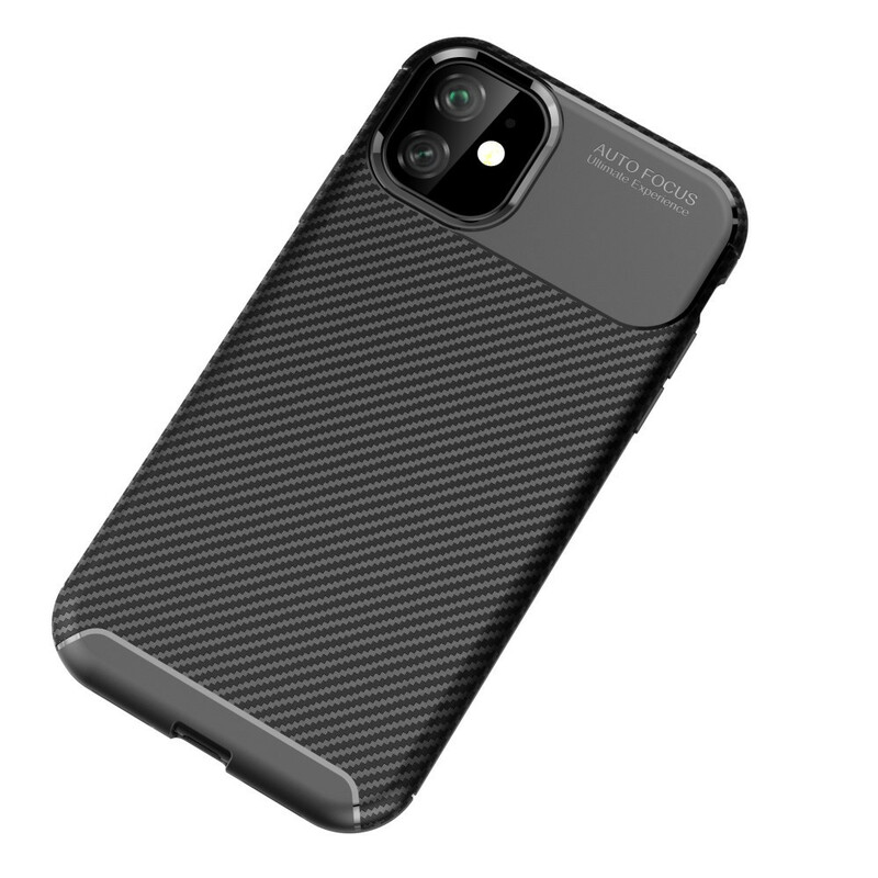 Coque iPhone 11 Flexible Texture Fibre Carbone Coque iPhone 11 Flexible Texture Fibre Carbone