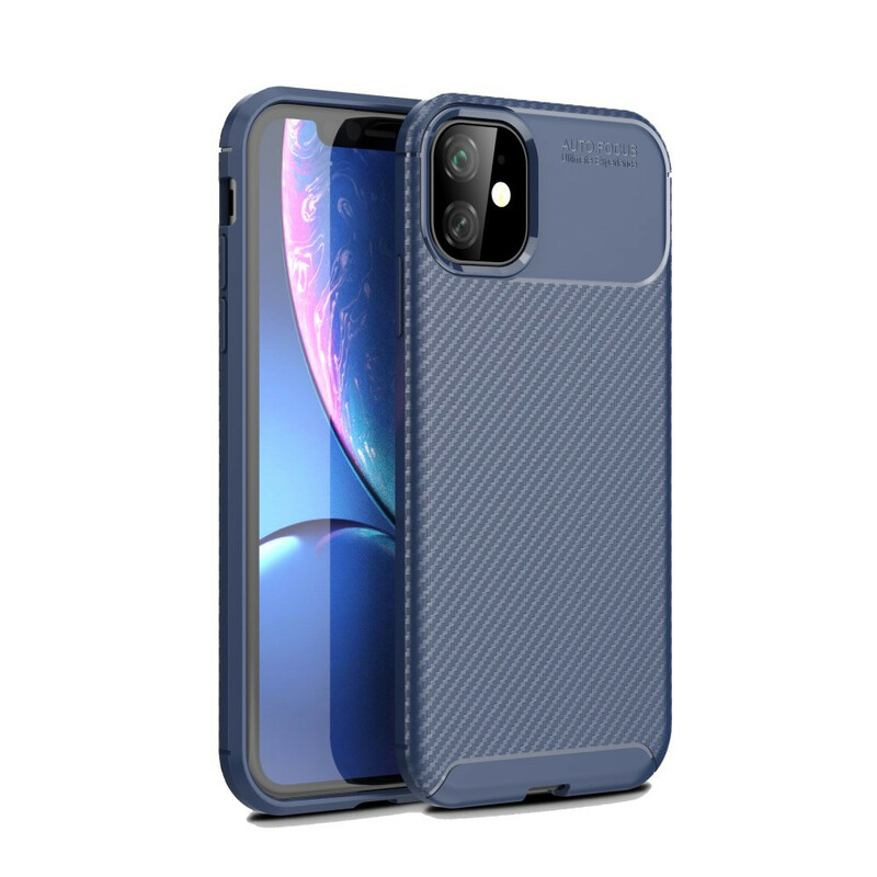 Coque iPhone 11 Flexible Texture Fibre Carbone Coque iPhone 11 Flexible Texture Fibre Carbone