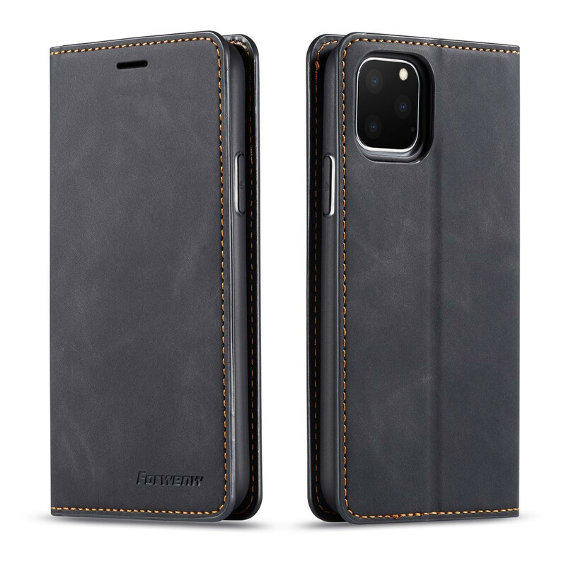 Flip Cover iPhone 11 Pro Effet Cuir FORWENW