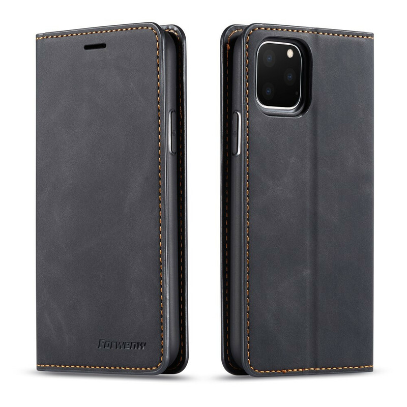 Flip Cover iPhone 11 Pro Effet Cuir FORWENW Flip Cover iPhone 11 Pro Effet Cuir FORWENW