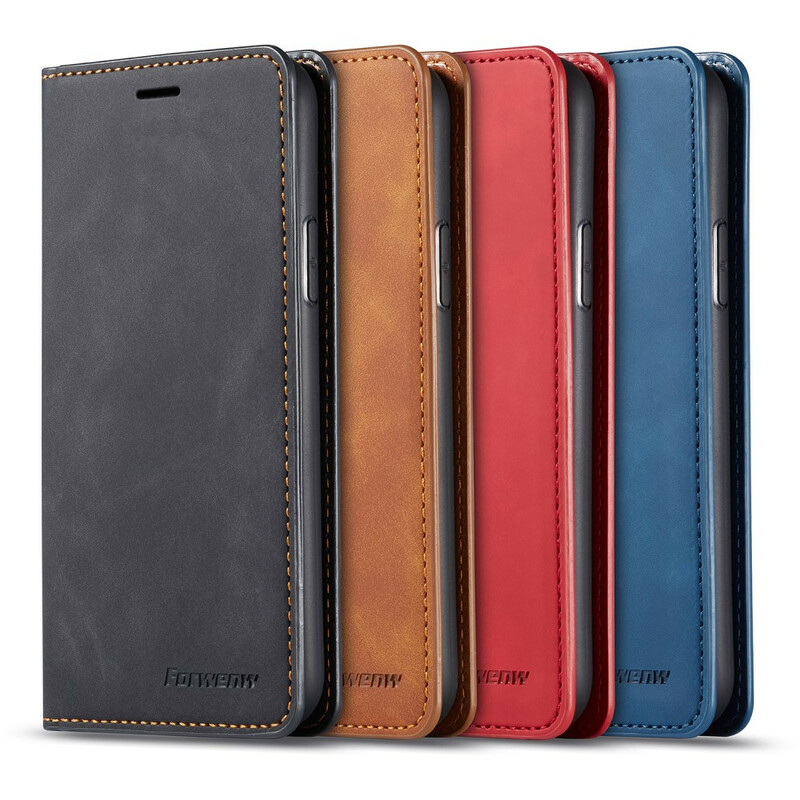 Flip Cover iPhone 11 Pro Effet Cuir FORWENW Flip Cover iPhone 11 Pro Effet Cuir FORWENW