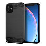 Coque iPhone 11 Fibre Carbone Brossée MOFI