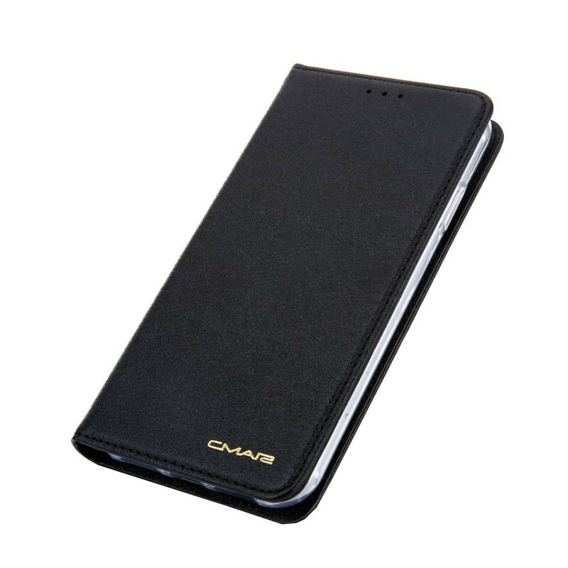 Flip Cover iPhone 11 Effet Cuir Texture Soie