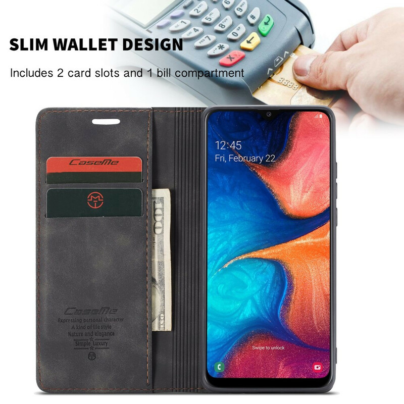 Flip Cover Samsung Galaxy A30 CASEME Simili Cuir Flip Cover Samsung Galaxy A30 CASEME Simili Cuir