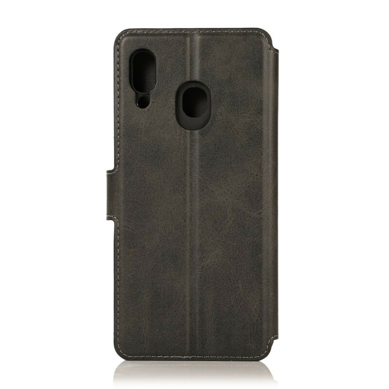 Housse Samsung Galaxy A30 Silicone et Simili Cuir Housse Samsung Galaxy A30 Silicone et Simili Cuir