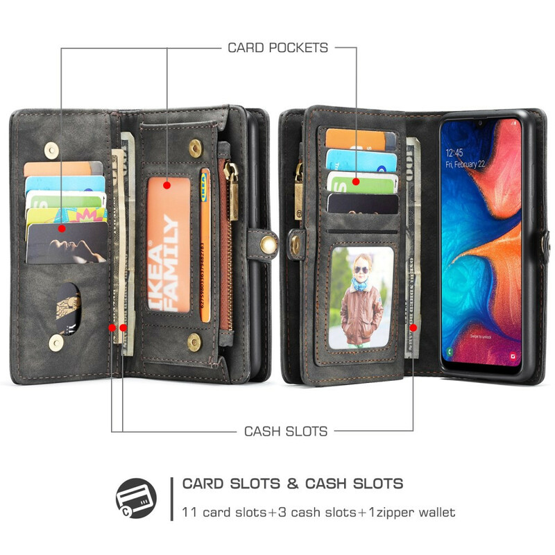 Housse Samsung Galaxy A30 CASEME Coque Détachable Housse Samsung Galaxy A30 CASEME Coque Détachable