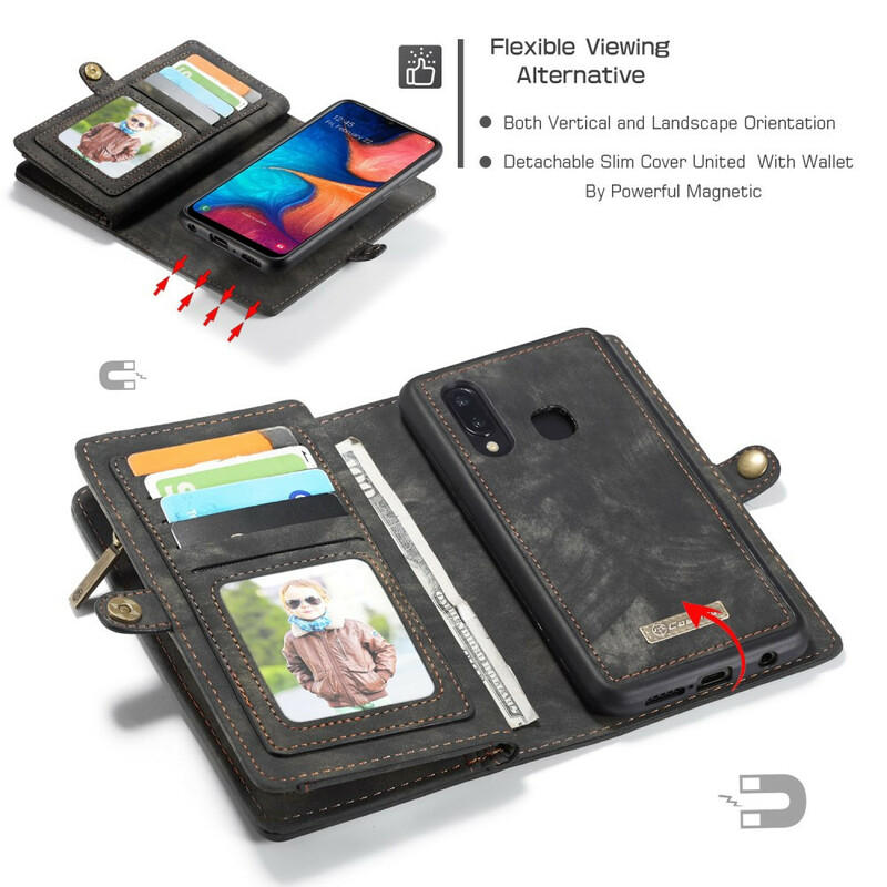Housse Samsung Galaxy A30 CASEME Coque Détachable Housse Samsung Galaxy A30 CASEME Coque Détachable
