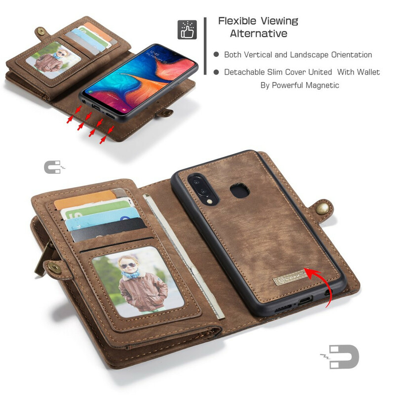 Housse Samsung Galaxy A30 CASEME Coque Détachable Housse Samsung Galaxy A30 CASEME Coque Détachable
