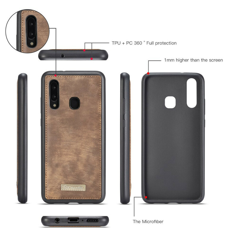 Housse Samsung Galaxy A30 CASEME Coque Détachable