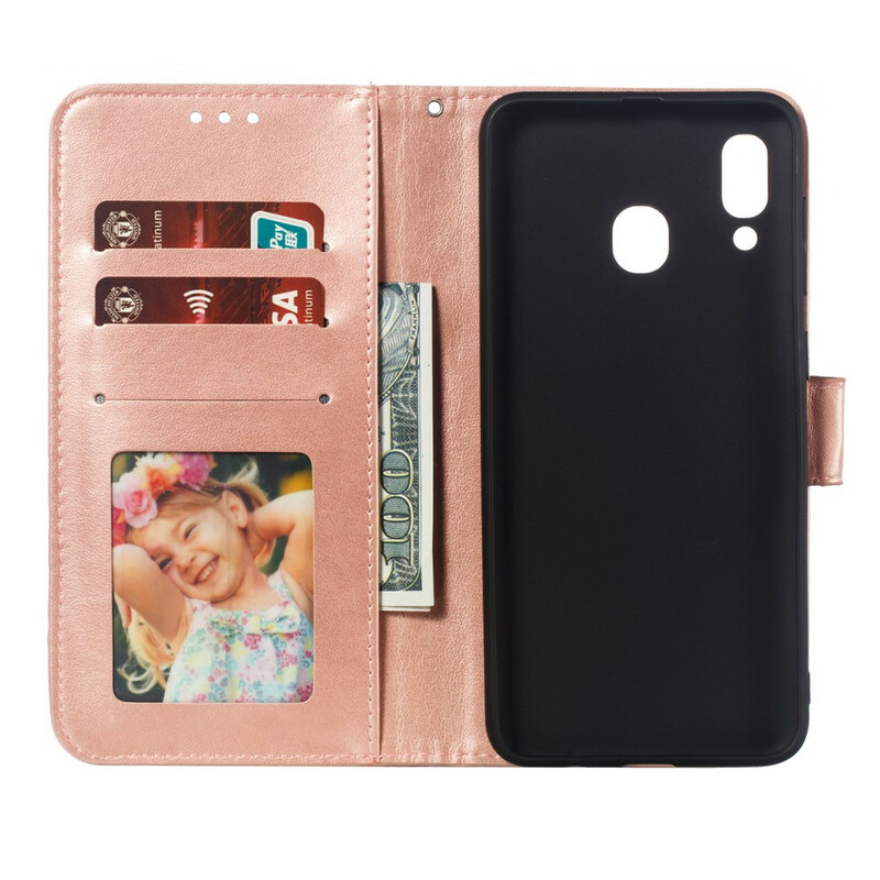 Housse Samsung Galaxy A30 Mandala et Diamants Housse Samsung Galaxy A30 Mandala et Diamants