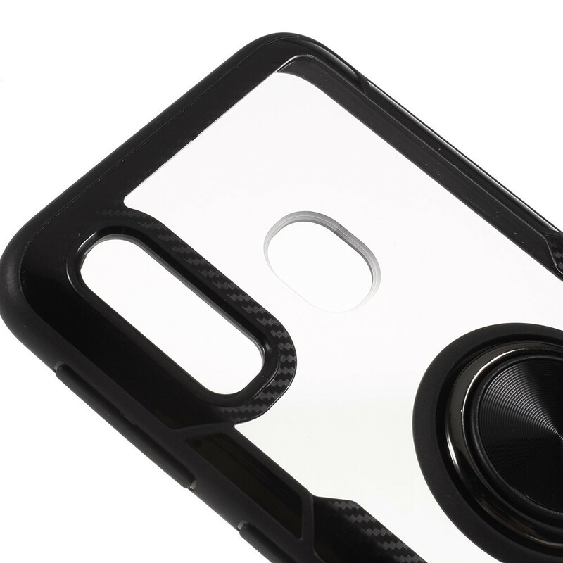 Coque Samsung Galaxy A30 Transparente avec Anneau-Support Coque Samsung Galaxy A30 Transparente avec Anneau-Support