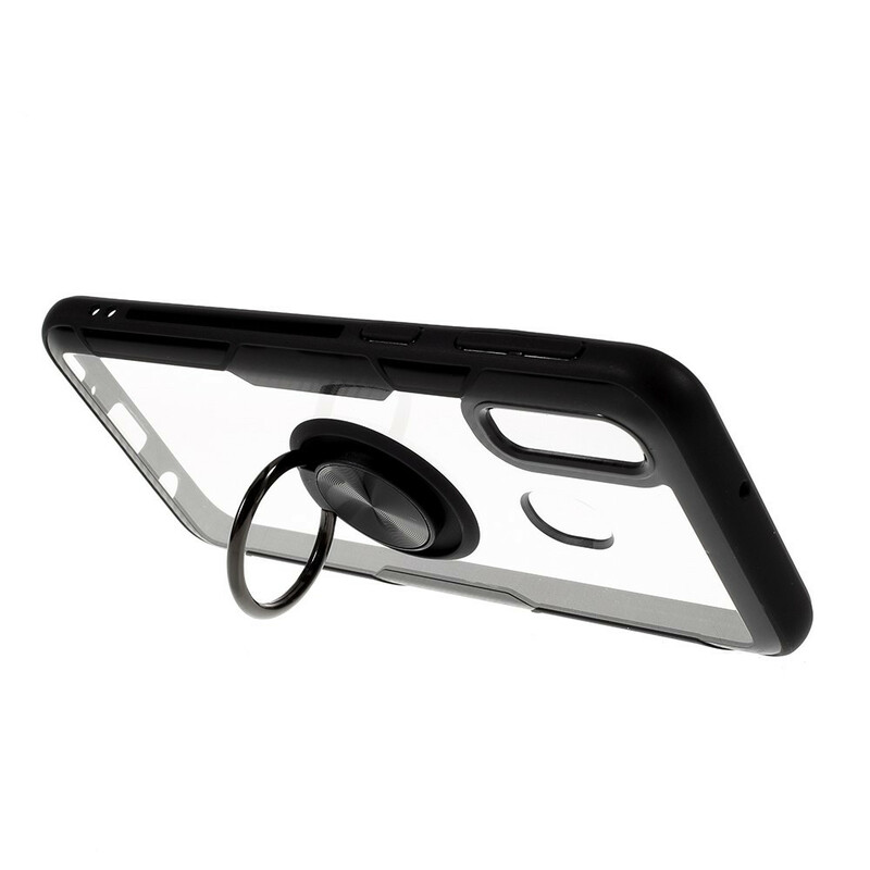 Coque Samsung Galaxy A30 Transparente avec Anneau-Support